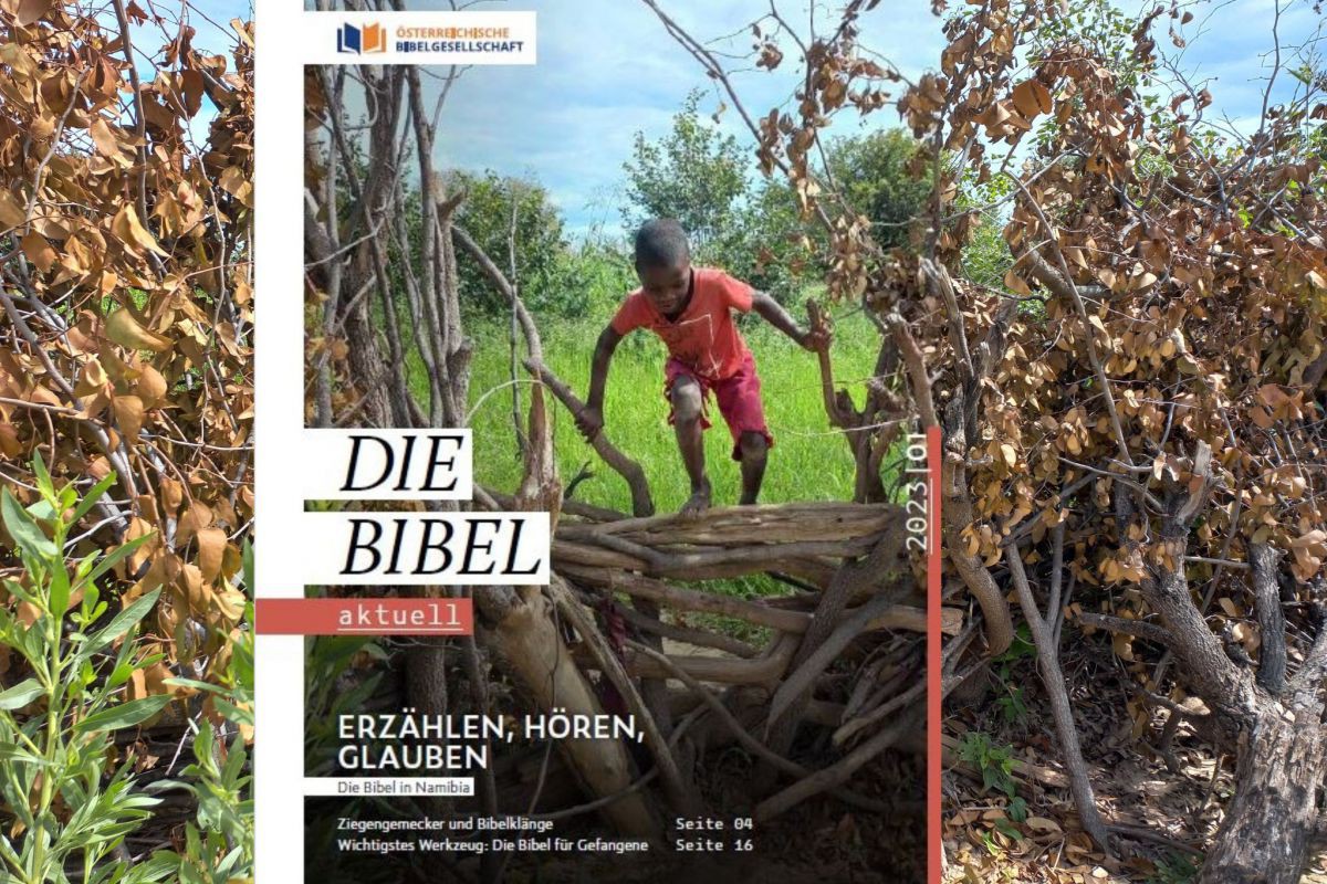 Das aktuelle Coverbild des Magazins "die Bibel akutell".