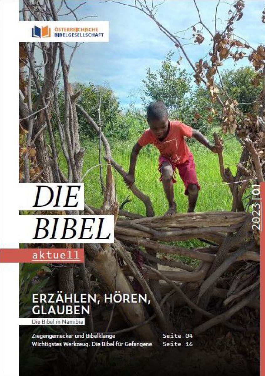 Das Cover von der aktuellen Ausgabe des Magazins "die Bibel aktuell"
